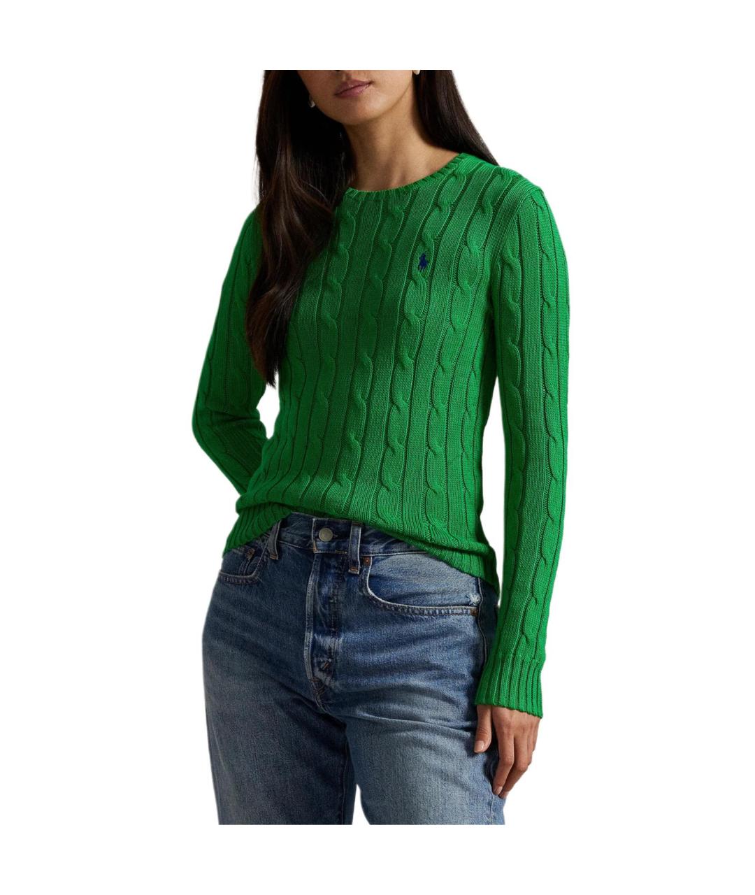 POLO RALPH LAUREN Зеленый джемпер / свитер, фото 3