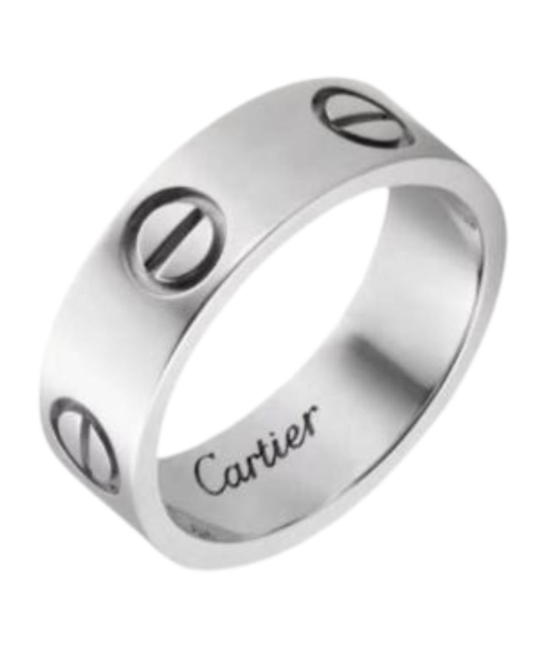CARTIER Серебряное кольцо из белого золота, фото 1