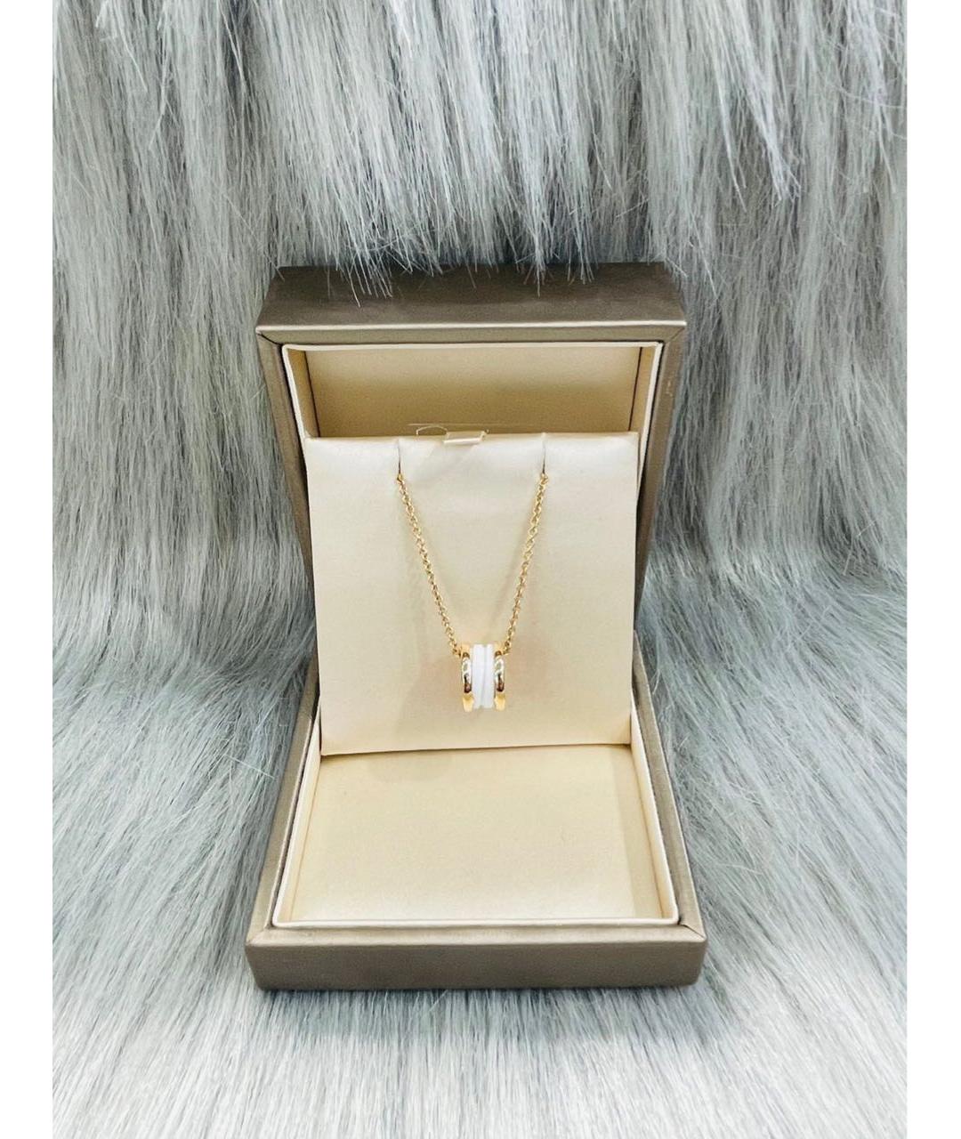 BVLGARI Золотое колье из розового золота, фото 6