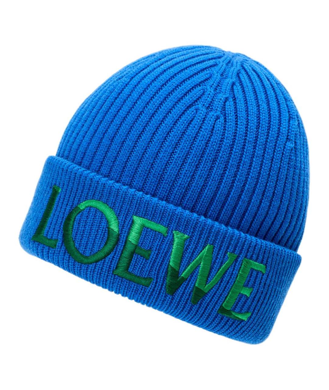 LOEWE Синяя шапка, фото 2