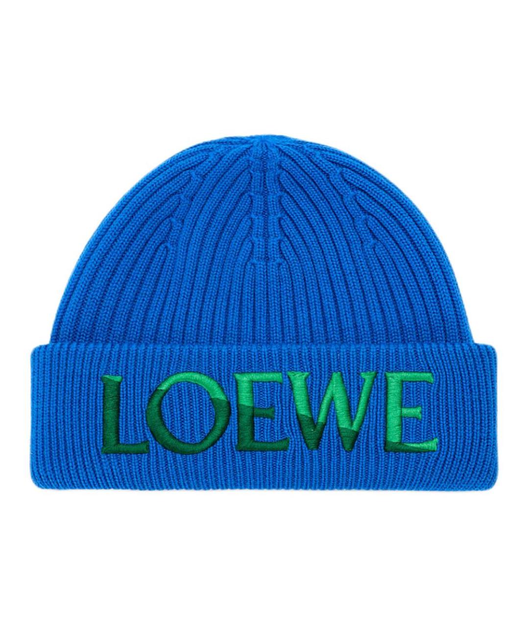 LOEWE Синяя шапка, фото 1