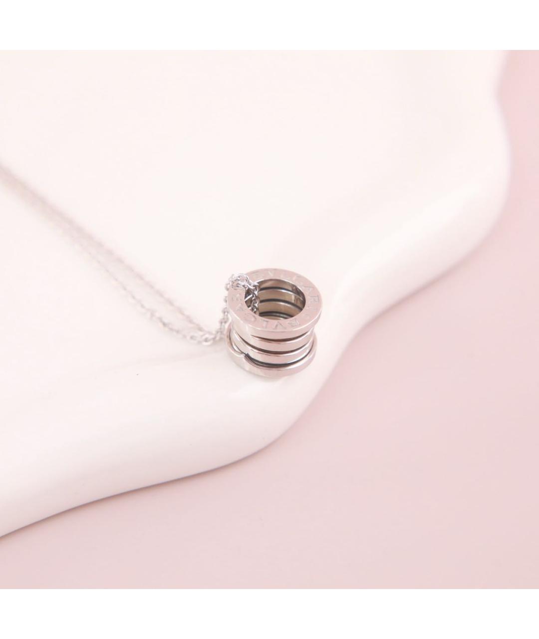 BVLGARI Серебряная подвеска из белого золота, фото 6