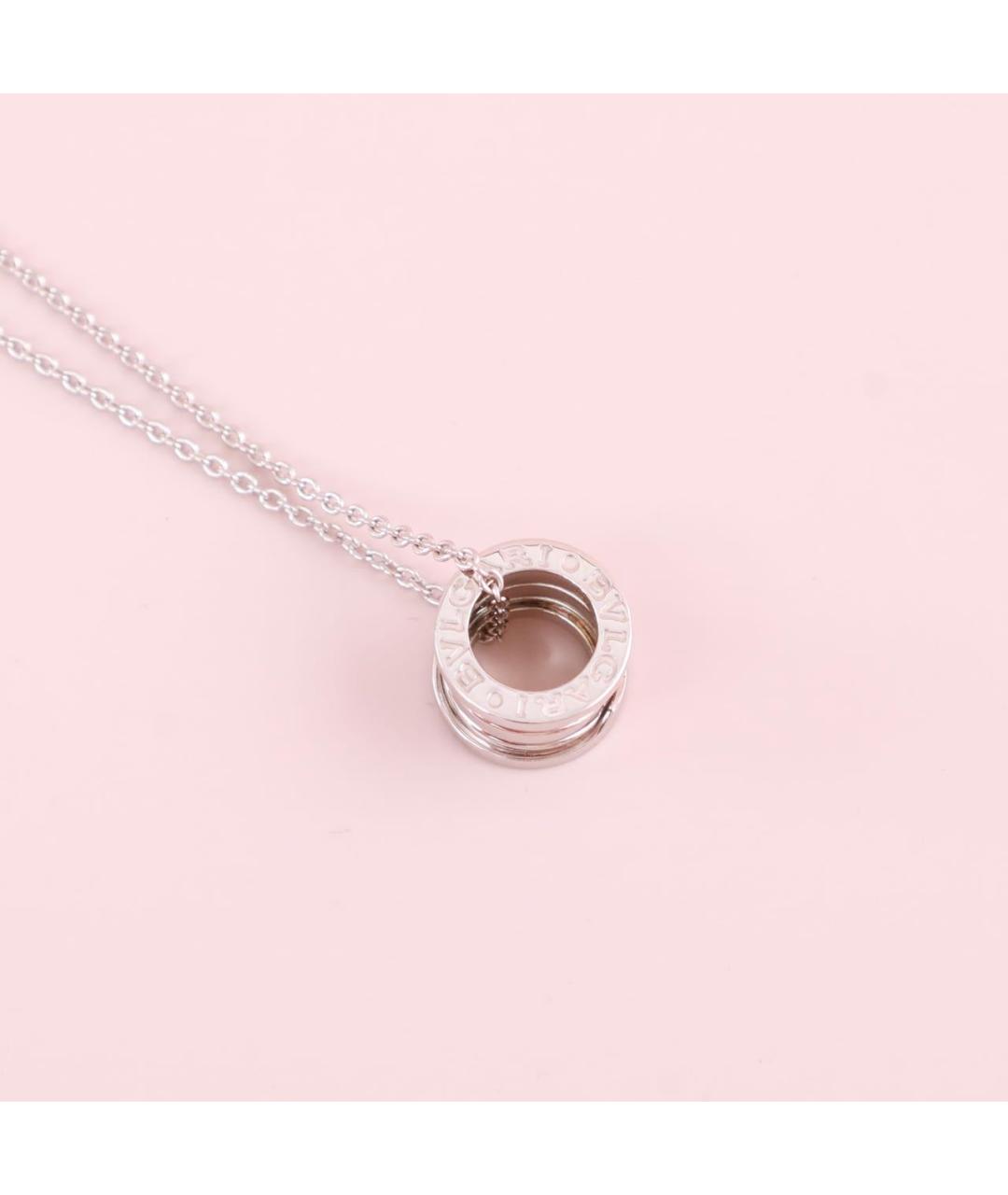 BVLGARI Серебряная подвеска из белого золота, фото 3