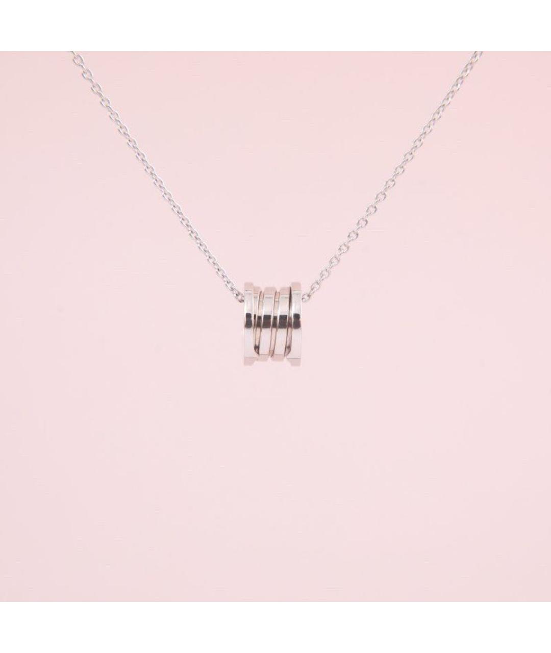 BVLGARI Серебряная подвеска из белого золота, фото 8