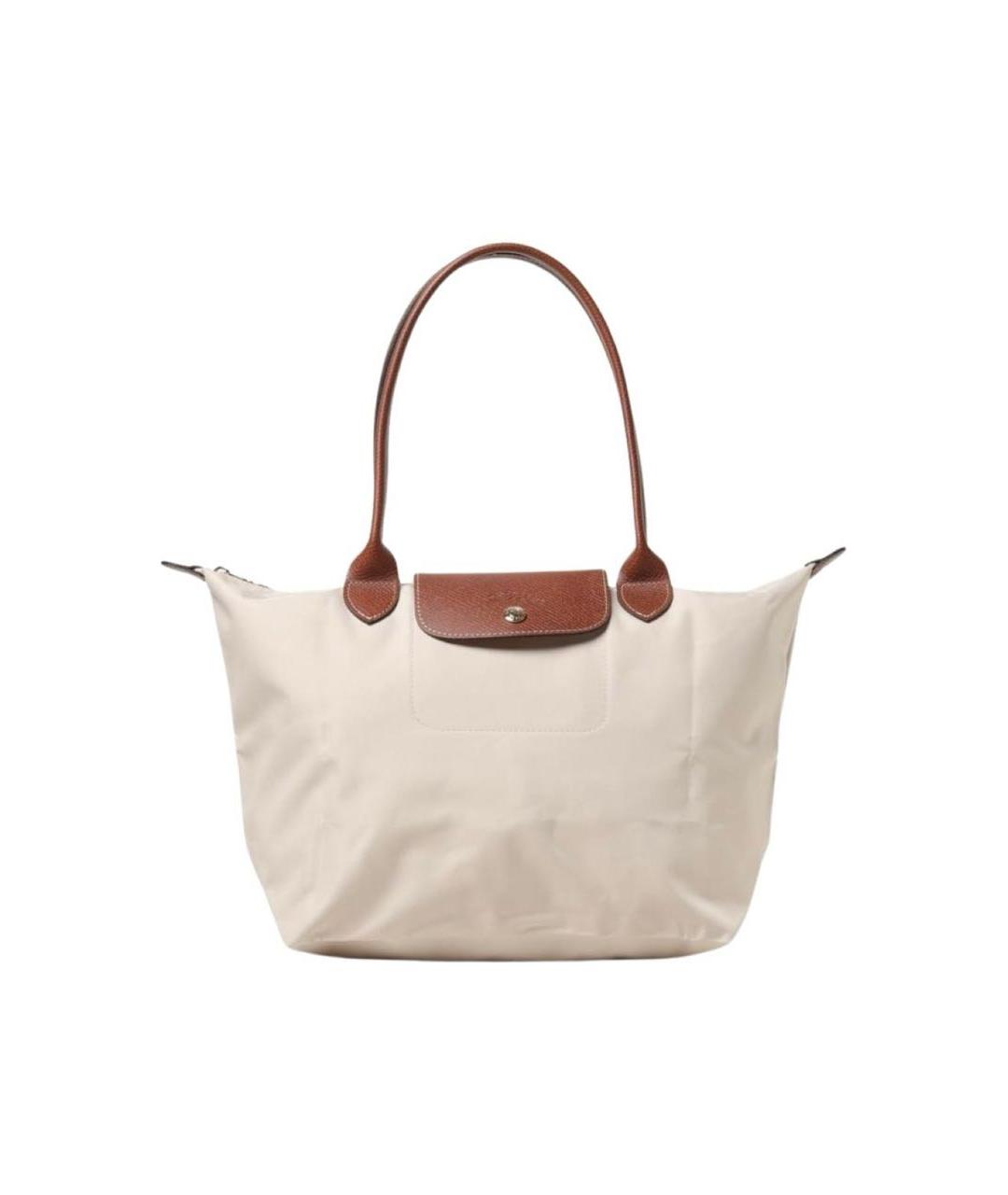 LONGCHAMP Бежевая нейлоновая сумка тоут, фото 4