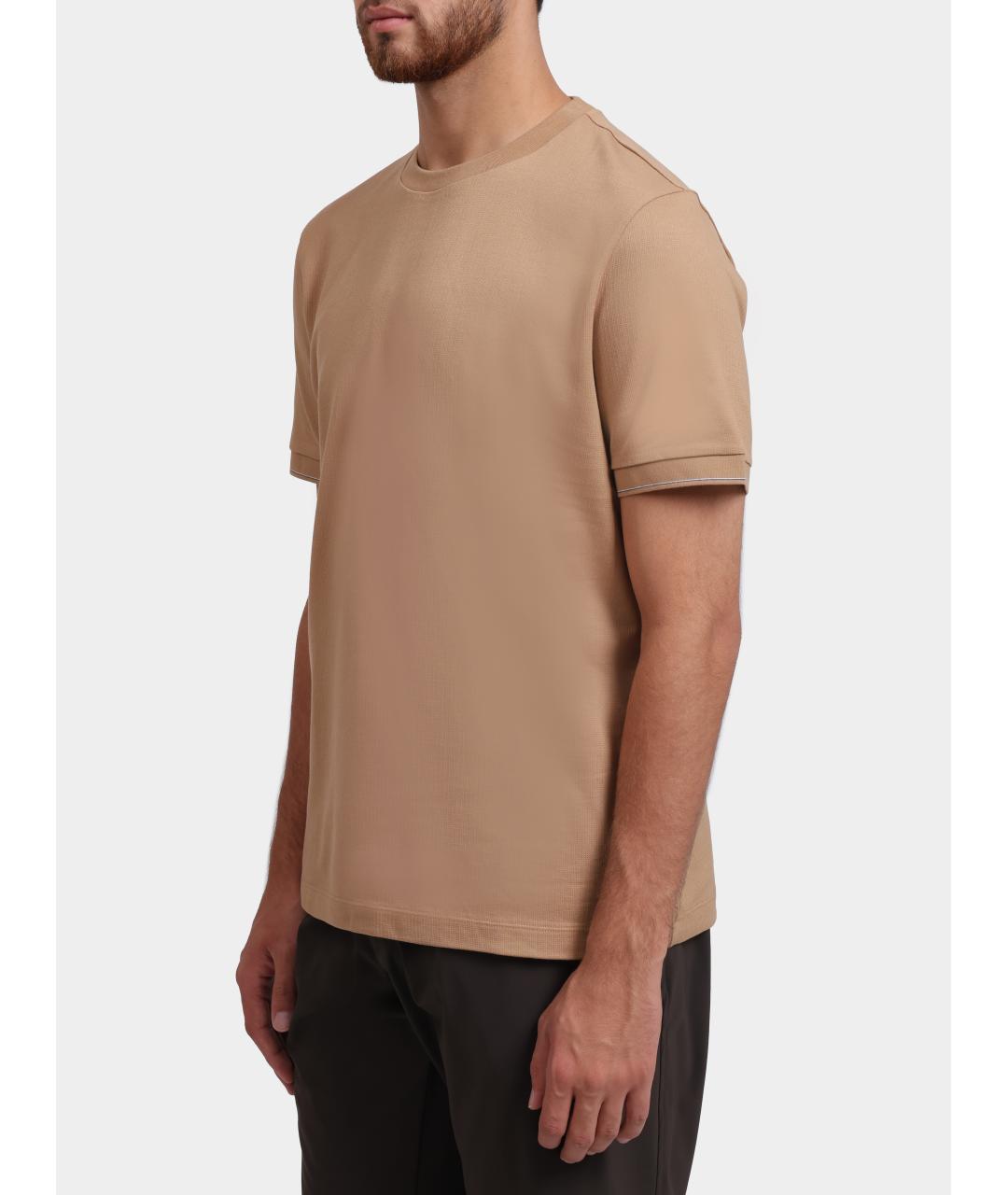 HUGO BOSS Бежевая футболка, фото 3