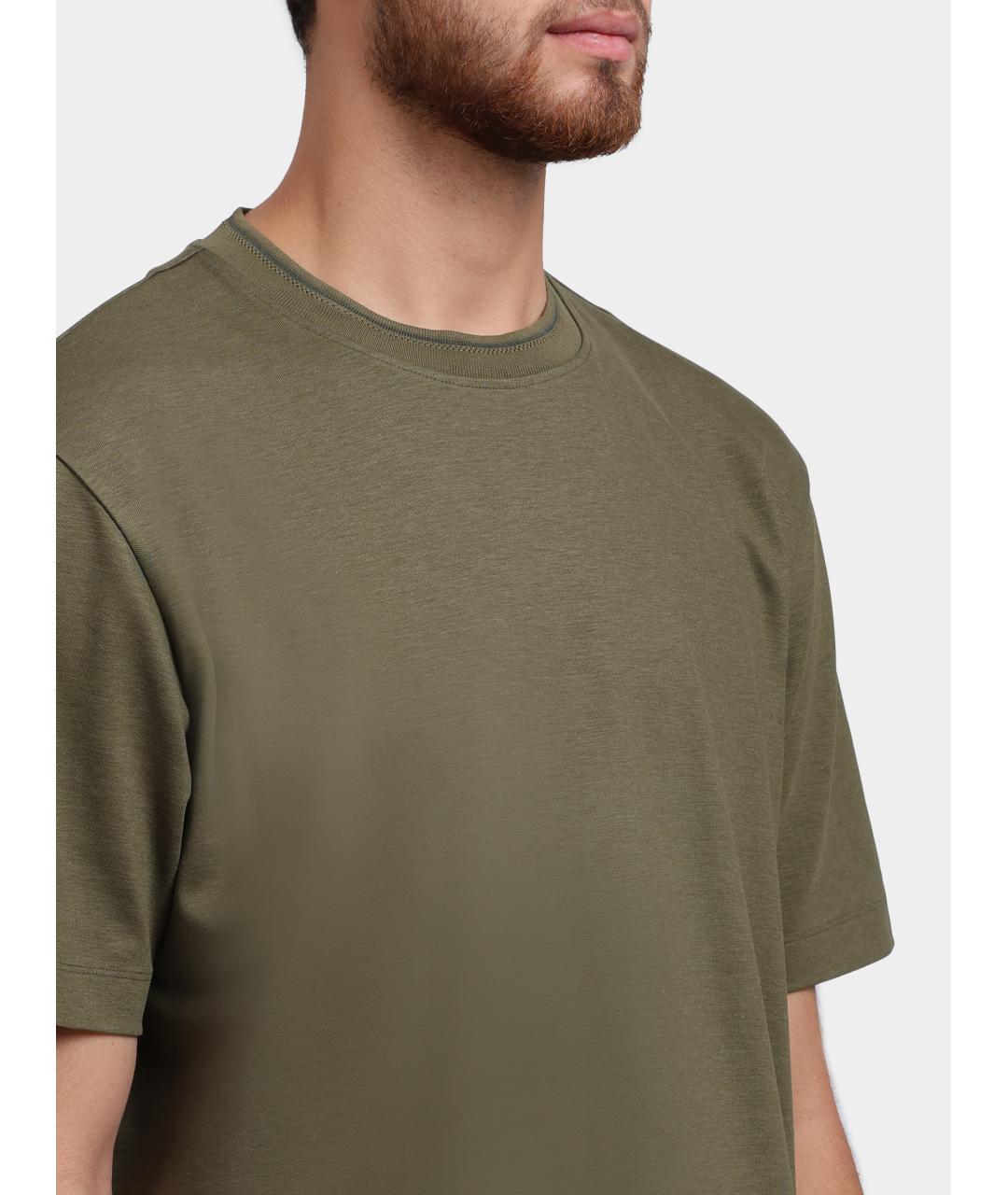 HUGO BOSS Зеленая футболка, фото 4
