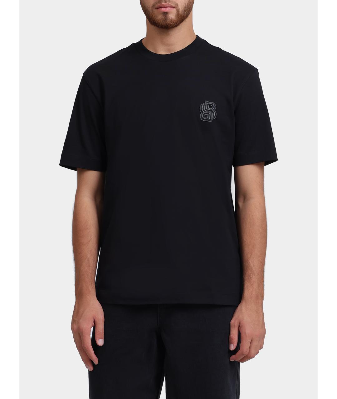 HUGO BOSS Черная футболка, фото 6