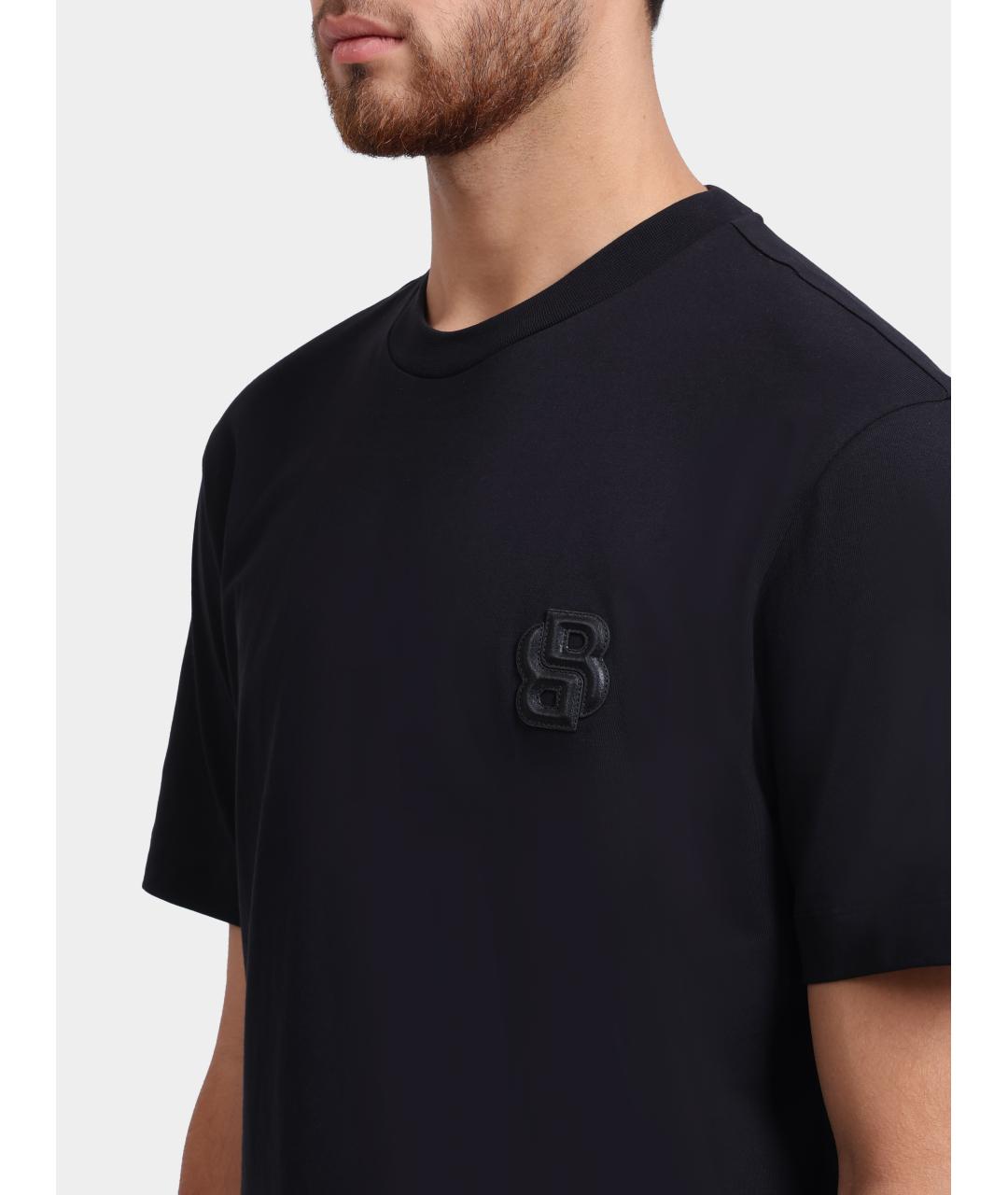 HUGO BOSS Черная футболка, фото 3