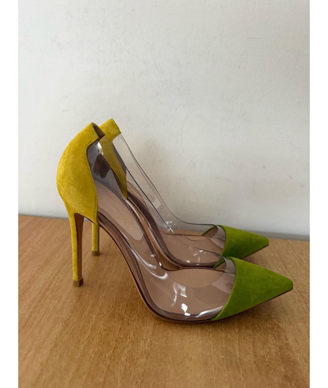 GIANVITO ROSSI Мульти замшевые туфли, фото 8