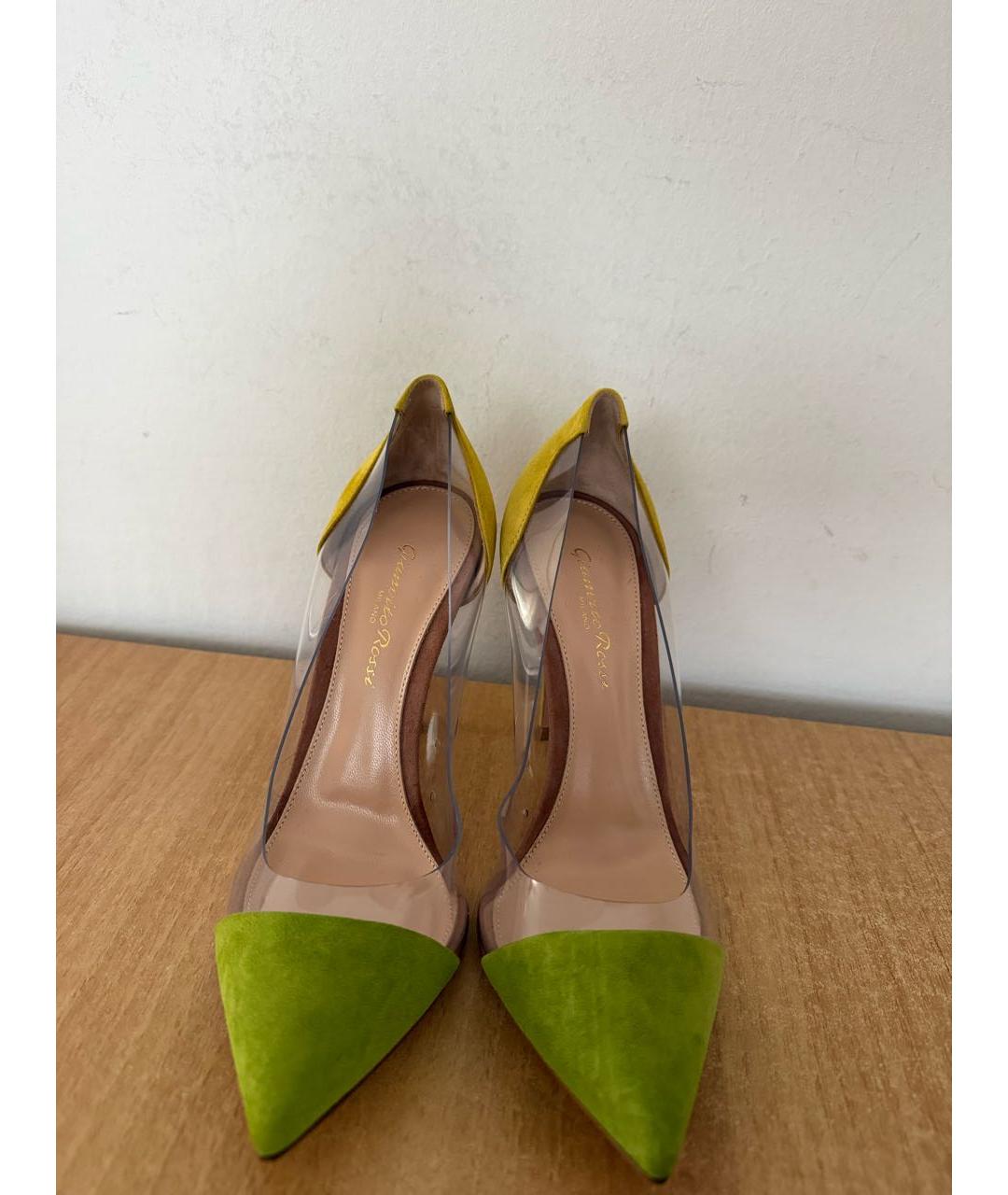 GIANVITO ROSSI Мульти замшевые туфли, фото 6