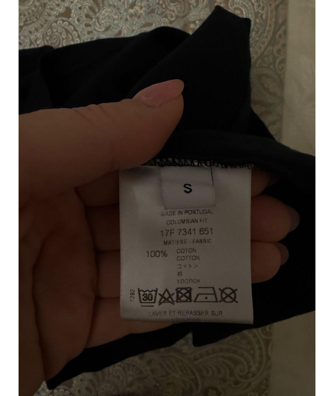GIVENCHY Черная хлопковая футболка, фото 3