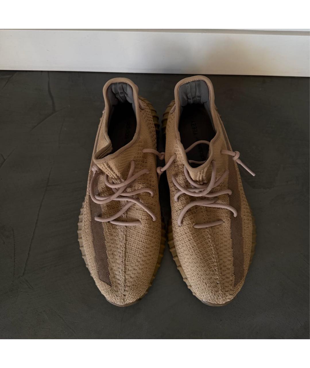 ADIDAS YEEZY Бежевые низкие кроссовки / кеды, фото 2