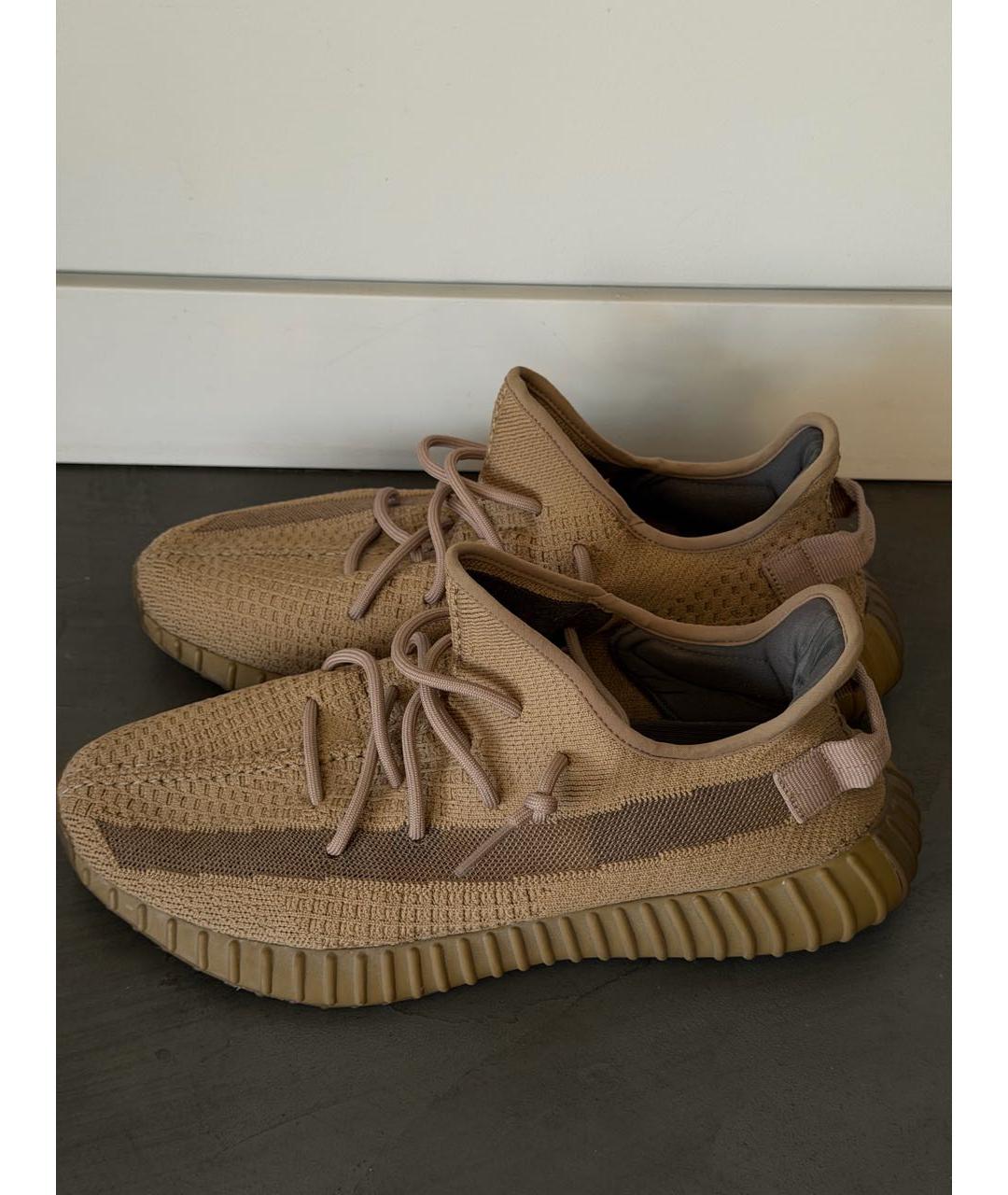ADIDAS YEEZY Бежевые низкие кроссовки / кеды, фото 8