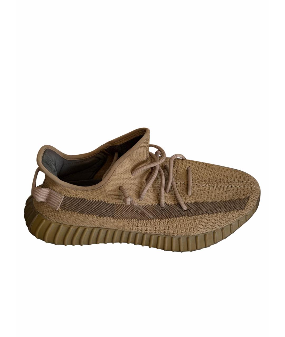 ADIDAS YEEZY Бежевые низкие кроссовки / кеды, фото 1