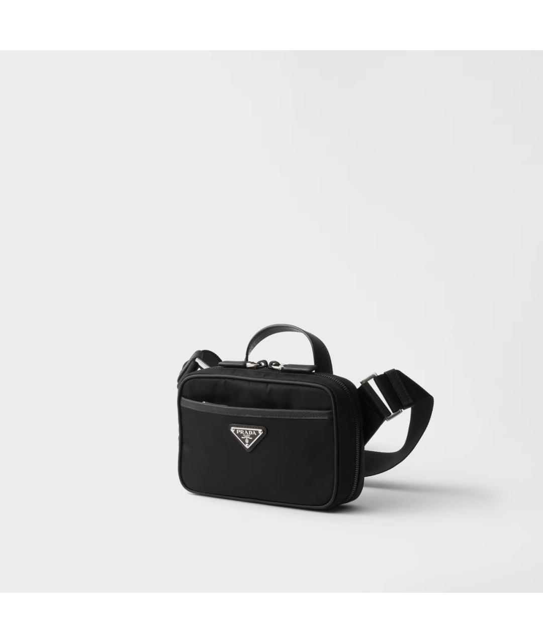 PRADA Черная нейлоновая сумка на плечо, фото 3