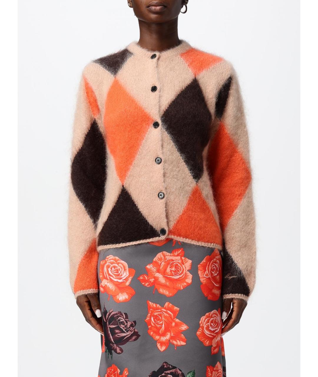 MSGM Мульти шерстяной кардиган, фото 4