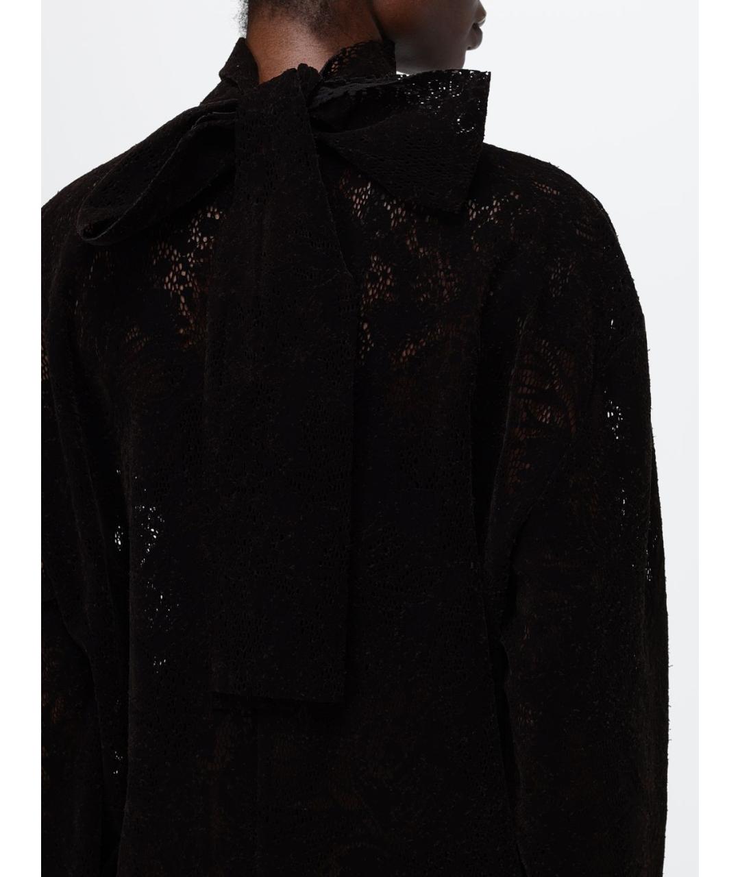 MSGM Коричневое хлопковое платье, фото 3