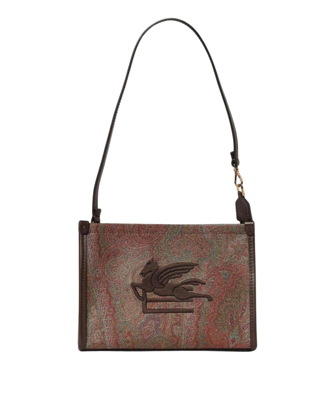 ETRO Коричневая хлопковая сумка через плечо, фото 1