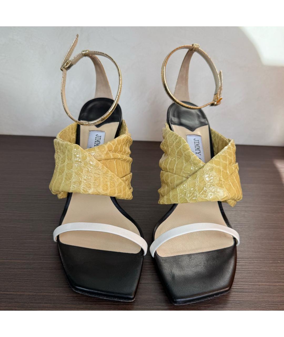 JIMMY CHOO Мульти кожаные босоножки, фото 2
