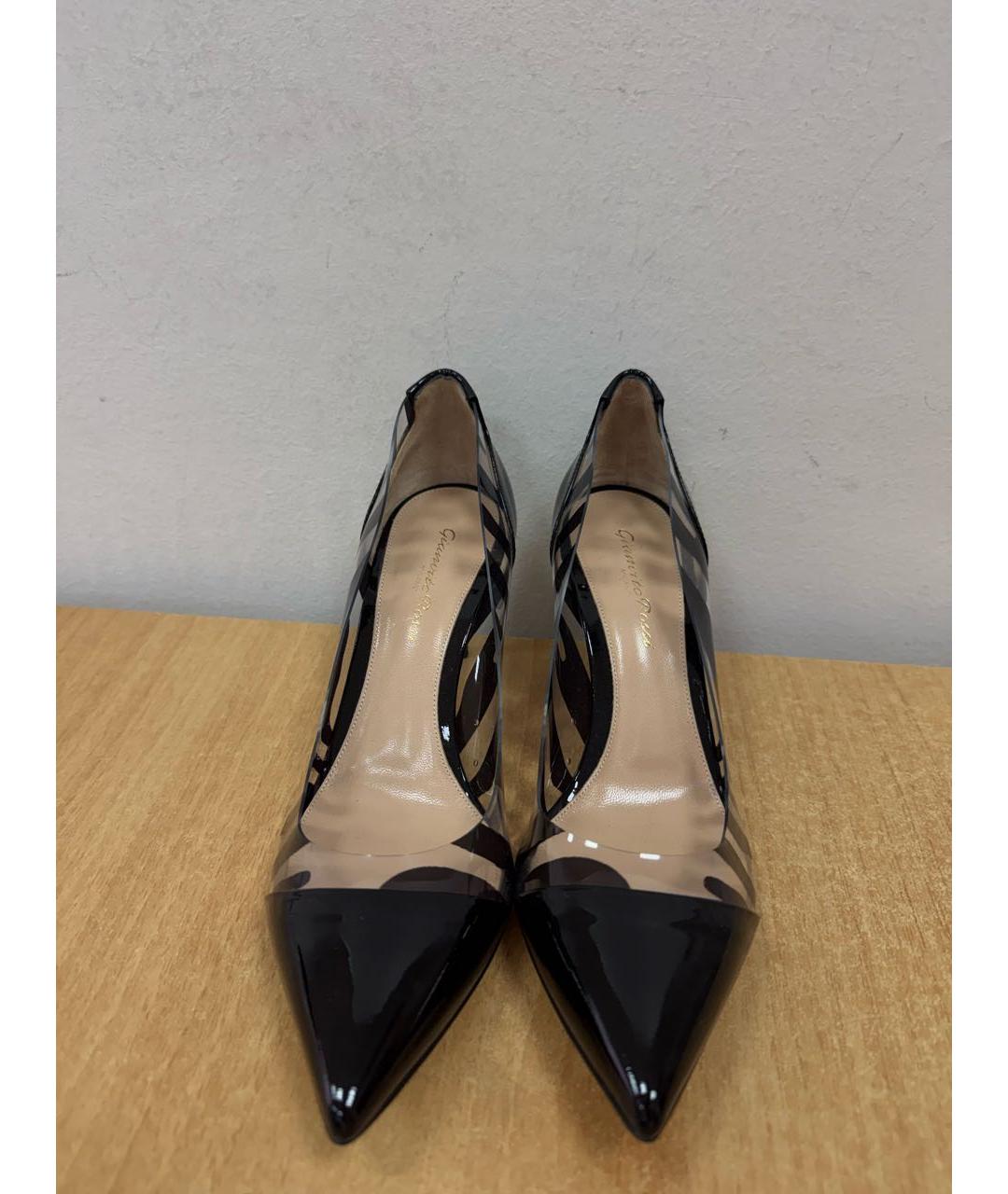 GIANVITO ROSSI Черные туфли из лакированной кожи, фото 4