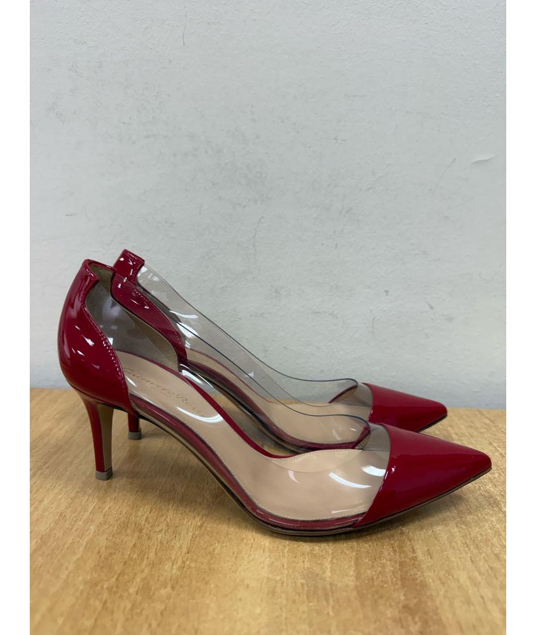 GIANVITO ROSSI Красные туфли из лакированной кожи, фото 8