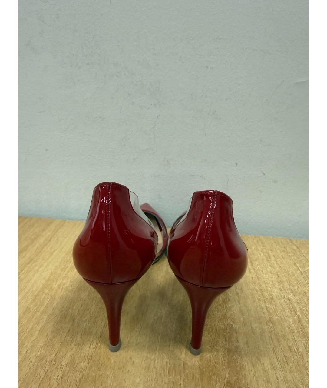 GIANVITO ROSSI Красные туфли из лакированной кожи, фото 5
