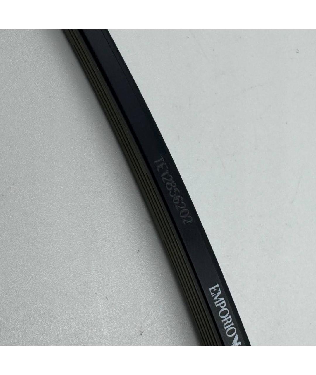 EMPORIO ARMANI Черные пластиковые солнцезащитные очки, фото 5