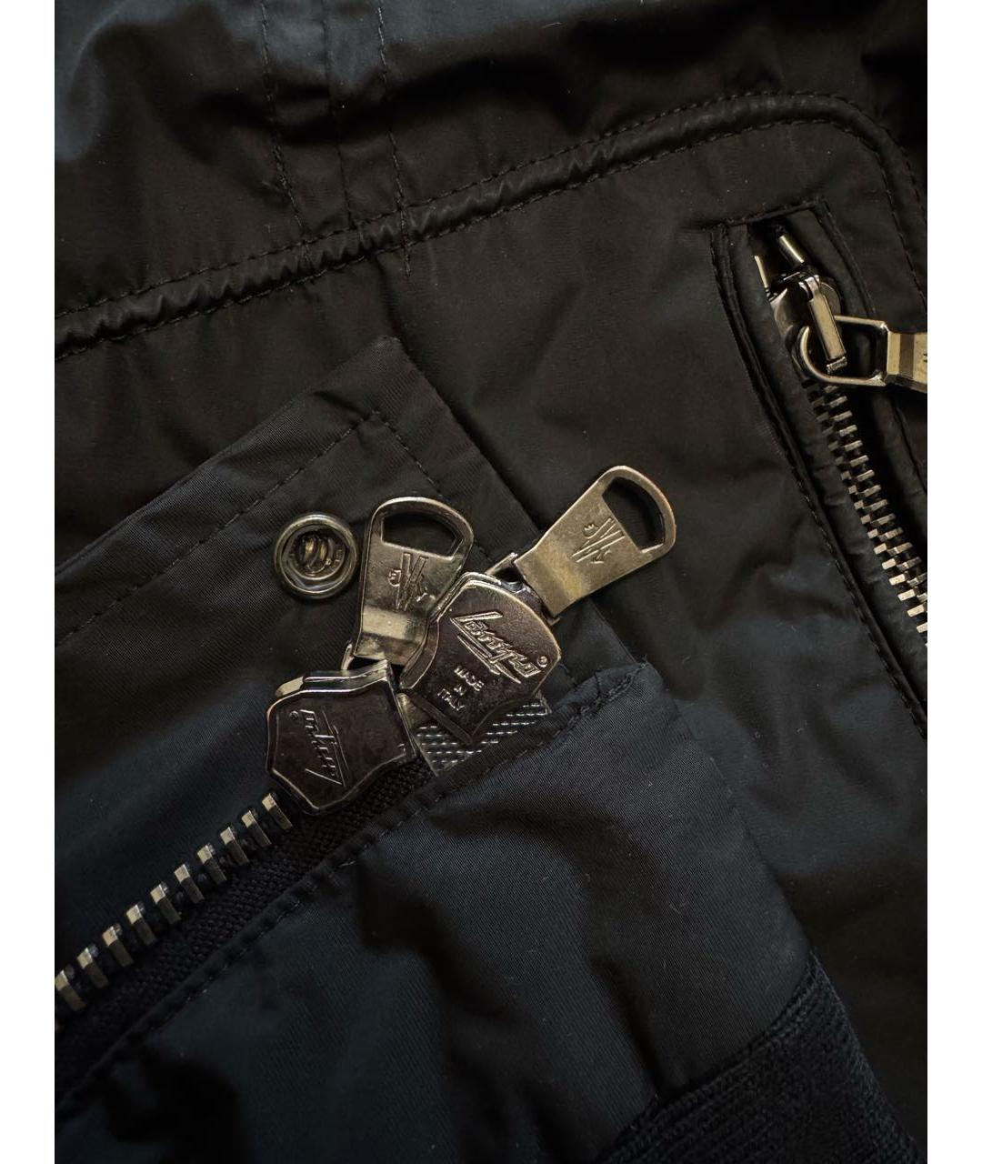 MONCLER Черная полиамидовая куртка, фото 6