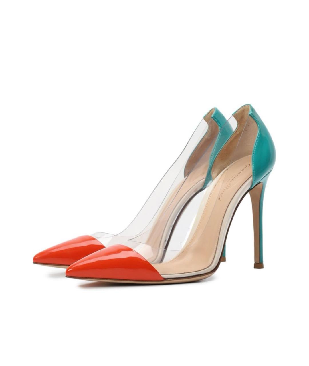 GIANVITO ROSSI Мульти туфли из лакированной кожи, фото 3