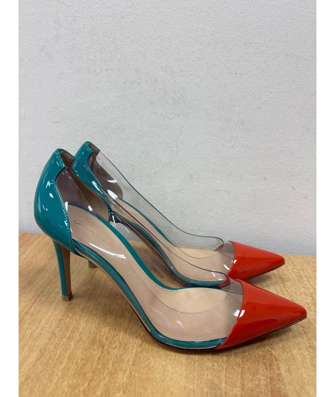 GIANVITO ROSSI Мульти туфли из лакированной кожи, фото 2