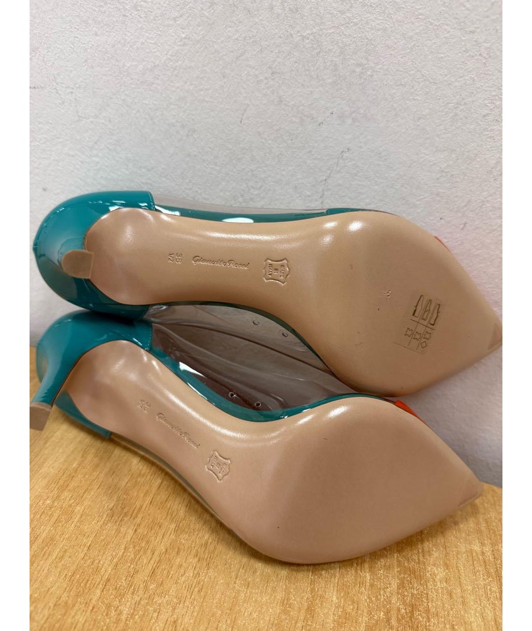 GIANVITO ROSSI Мульти туфли из лакированной кожи, фото 7
