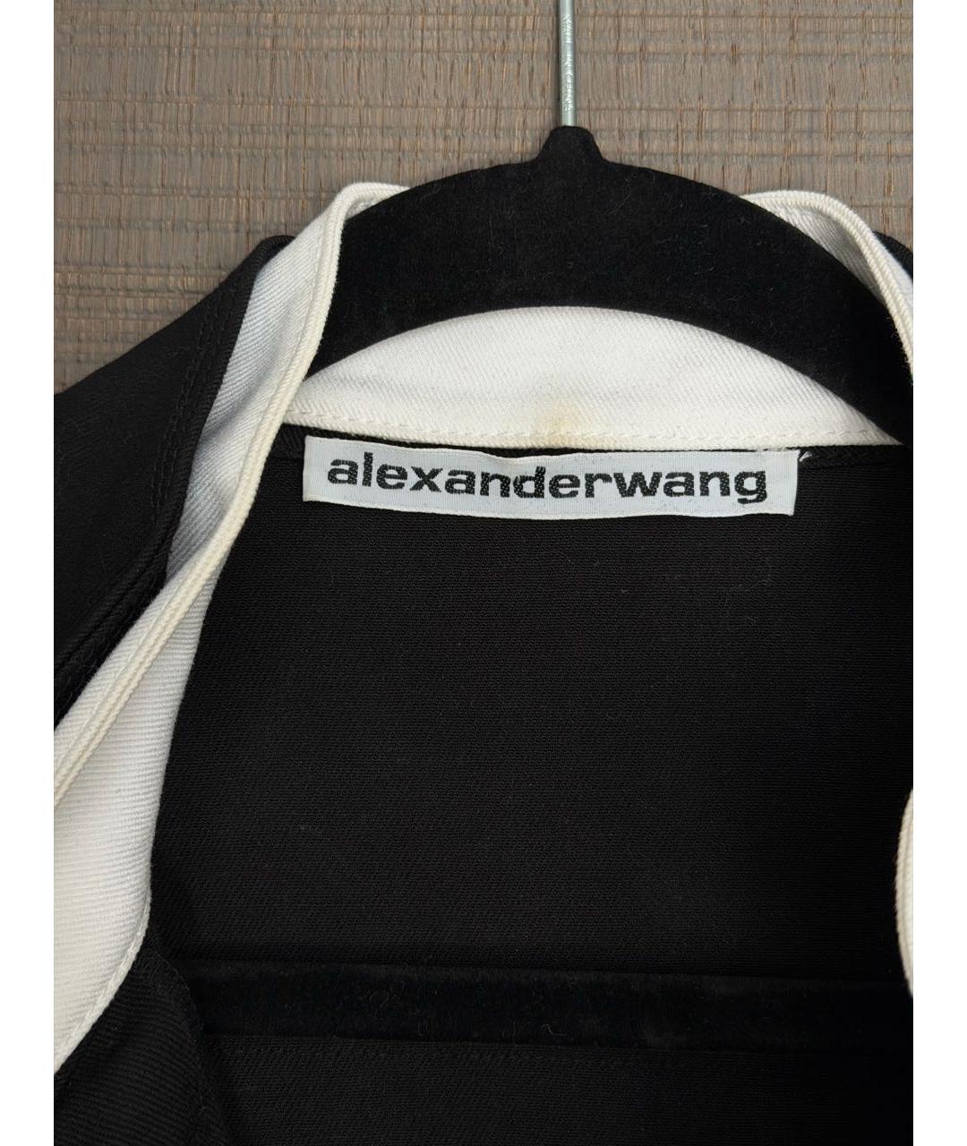 ALEXANDER WANG Черный деним комбинезон, фото 6
