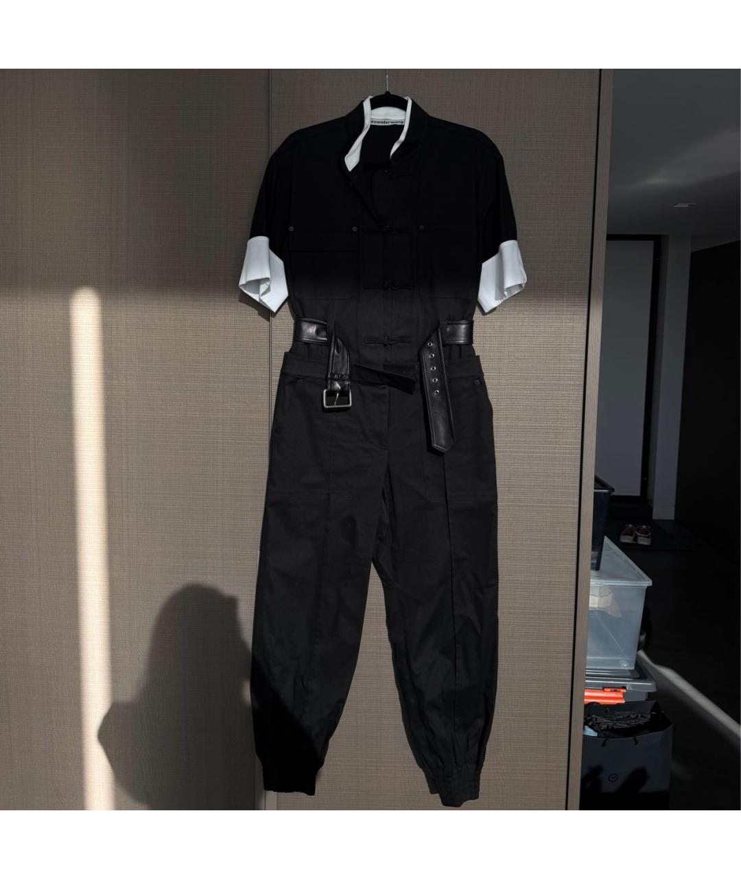 ALEXANDER WANG Черный деним комбинезон, фото 8