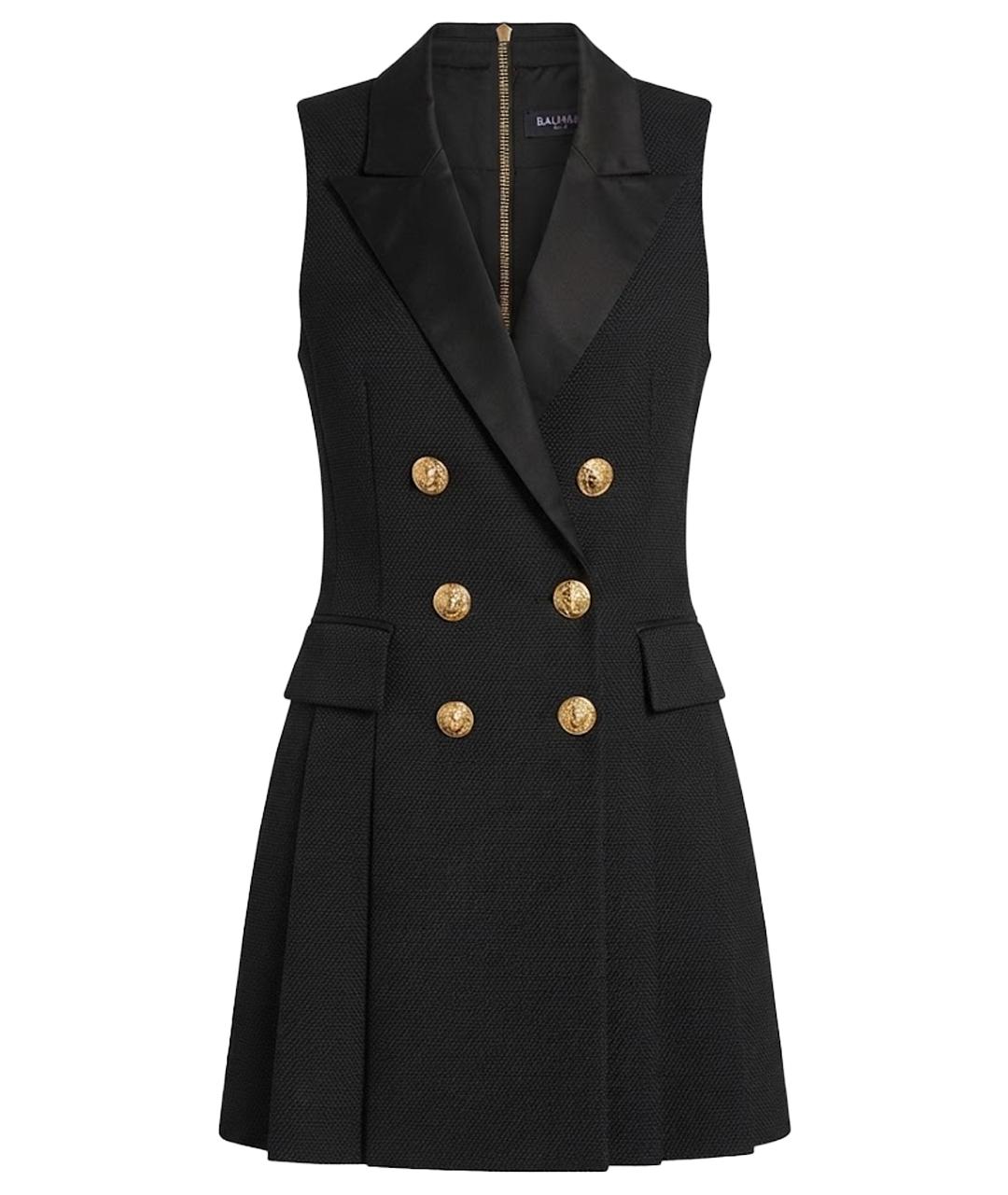 BALMAIN Черное вечернее платье, фото 1