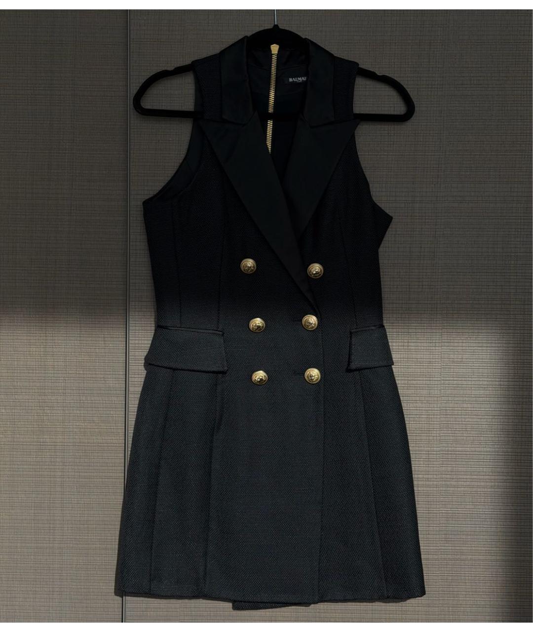 BALMAIN Черное вечернее платье, фото 8