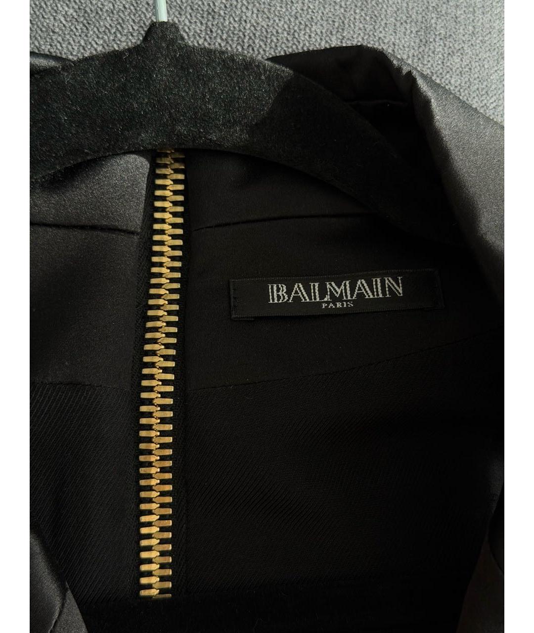 BALMAIN Черное вечернее платье, фото 6