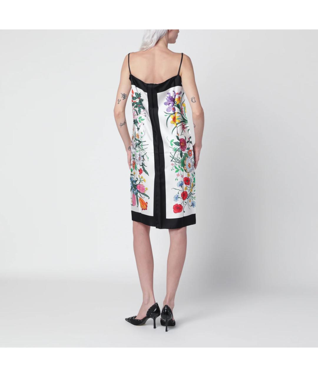 GUCCI Мульти шелковый сарафан, фото 5