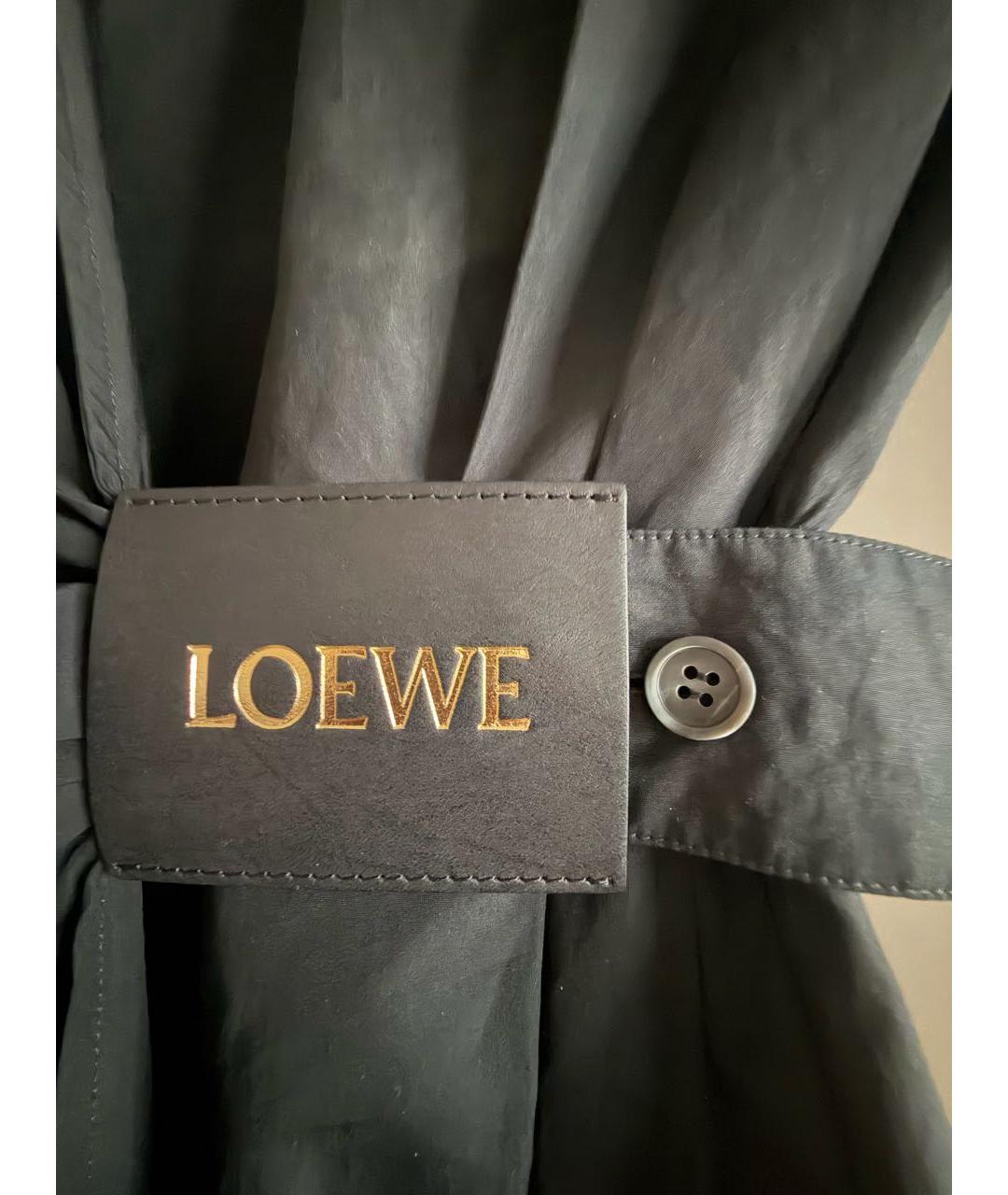 LOEWE Черное хлопковое платье, фото 4