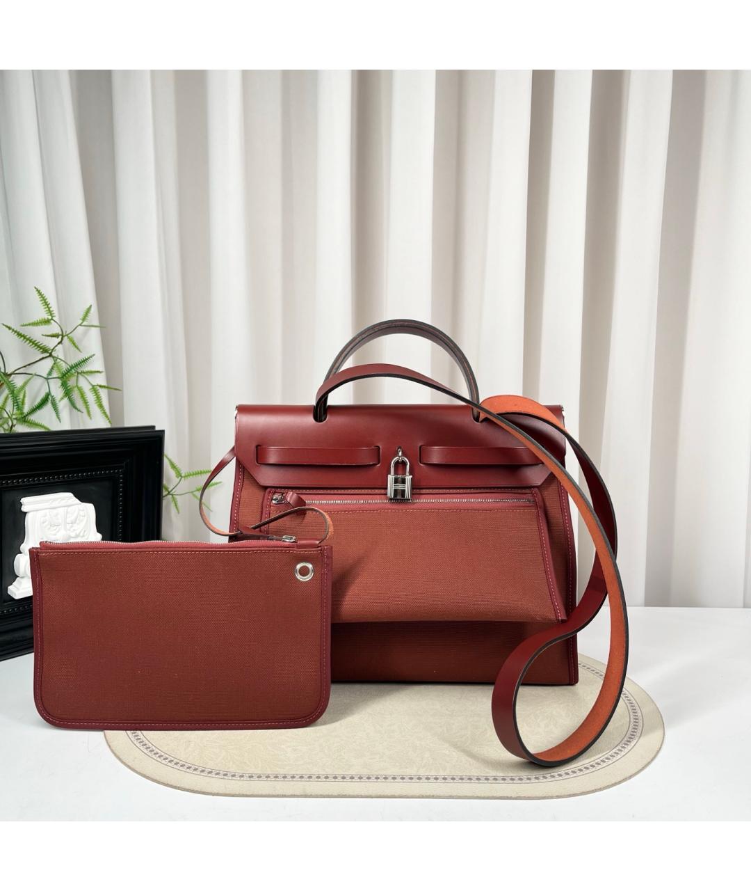 HERMES Красная сумка через плечо, фото 3