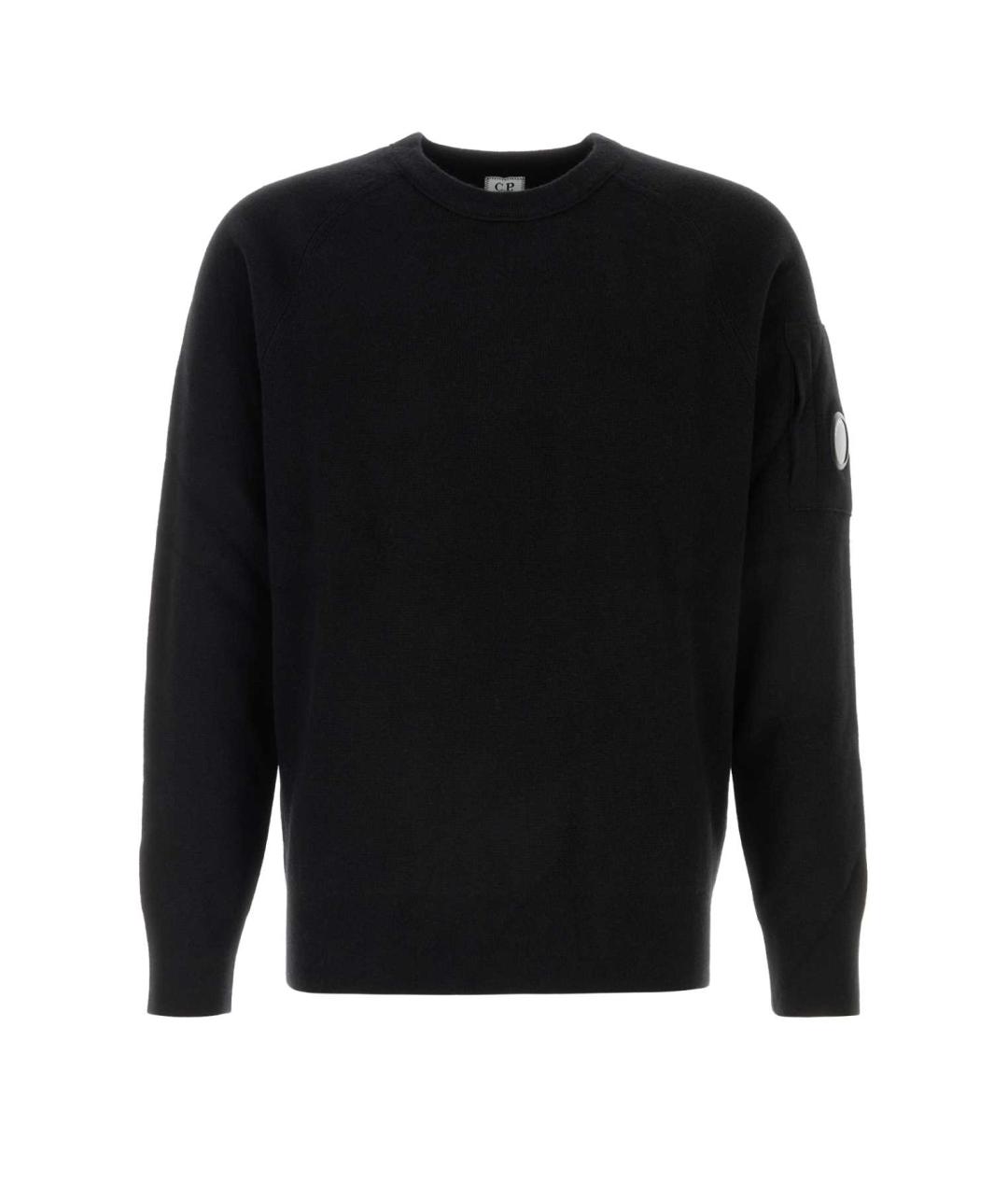CP COMPANY Черный шерстяной джемпер / свитер, фото 1