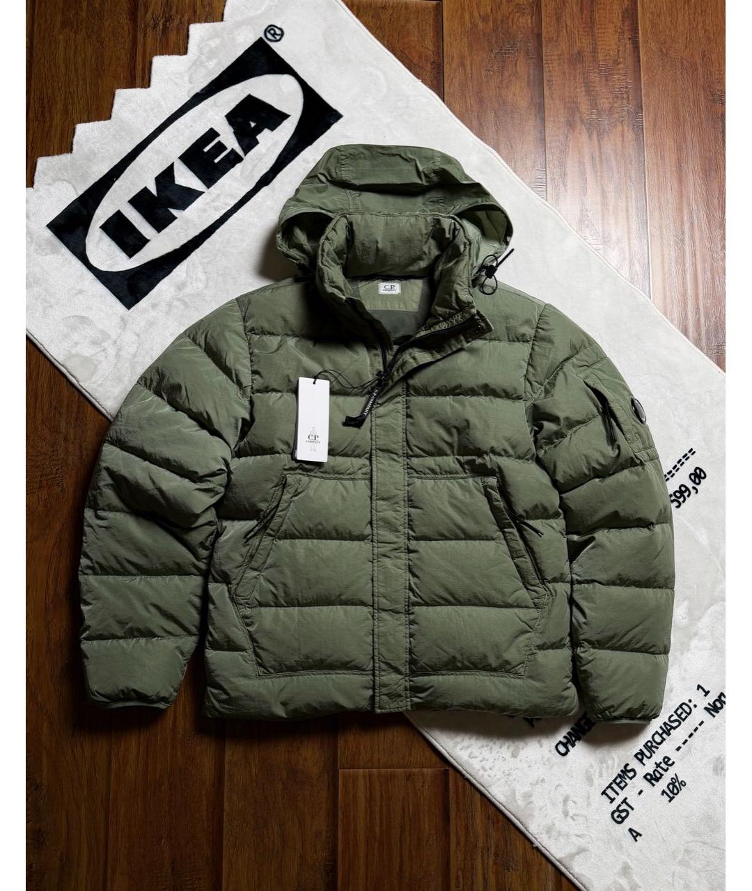 CP COMPANY Хаки нейлоновый пуховик, фото 9