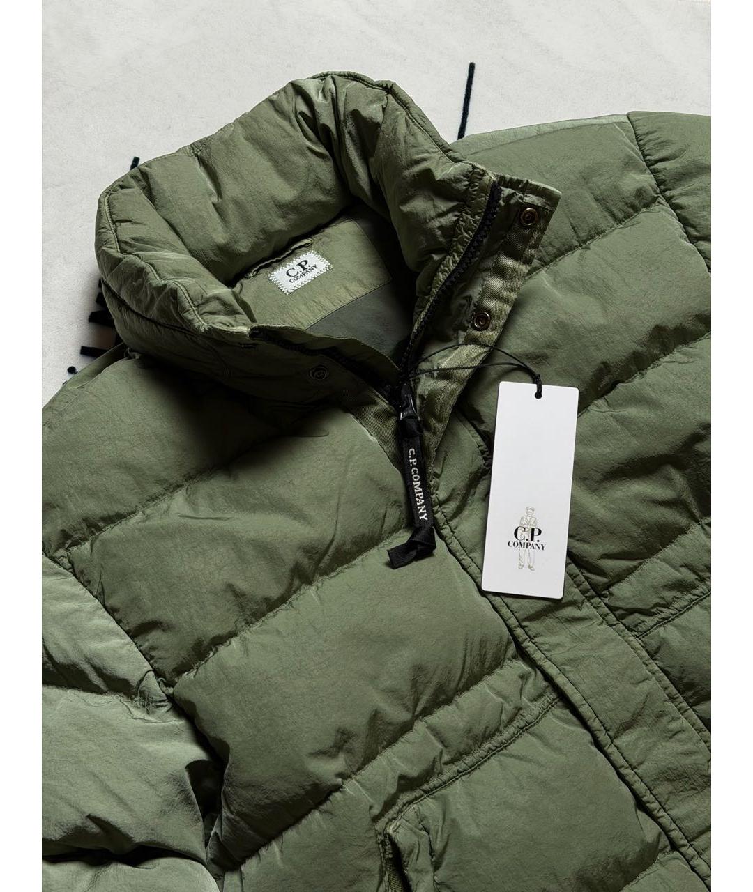 CP COMPANY Хаки нейлоновый пуховик, фото 3