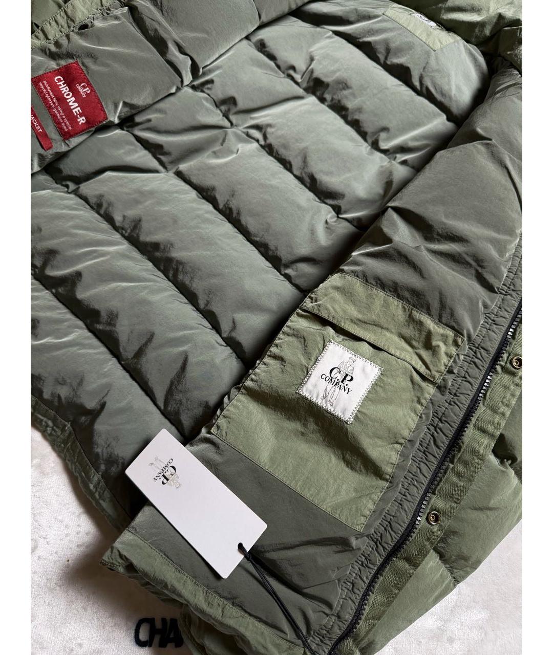 CP COMPANY Хаки нейлоновый пуховик, фото 6