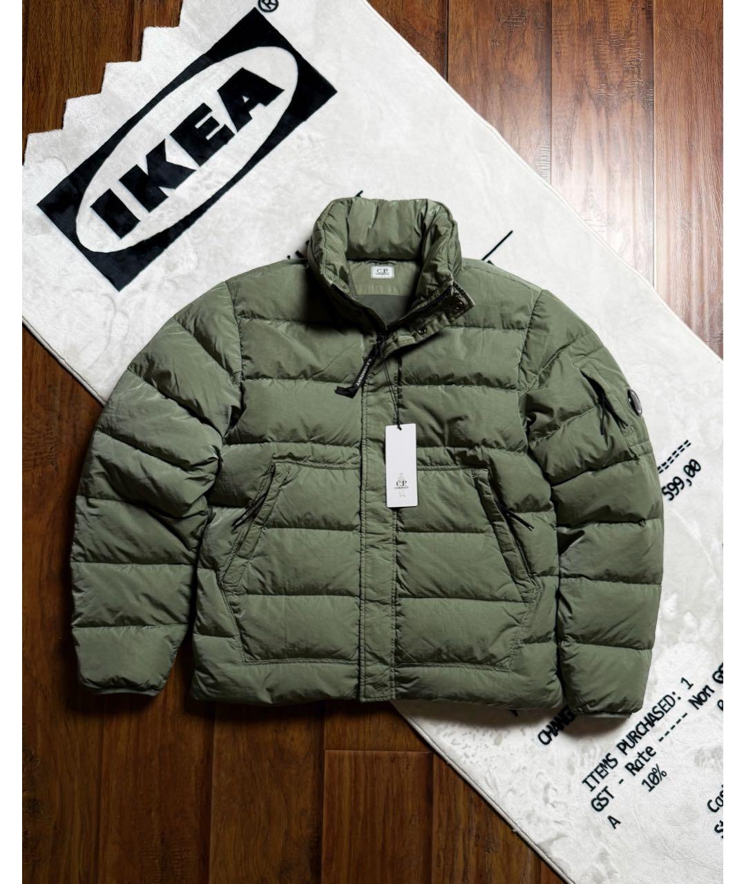 CP COMPANY Хаки нейлоновый пуховик, фото 2