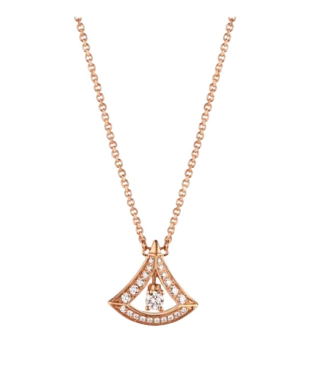 BVLGARI Золотая подвеска из розового золота, фото 1