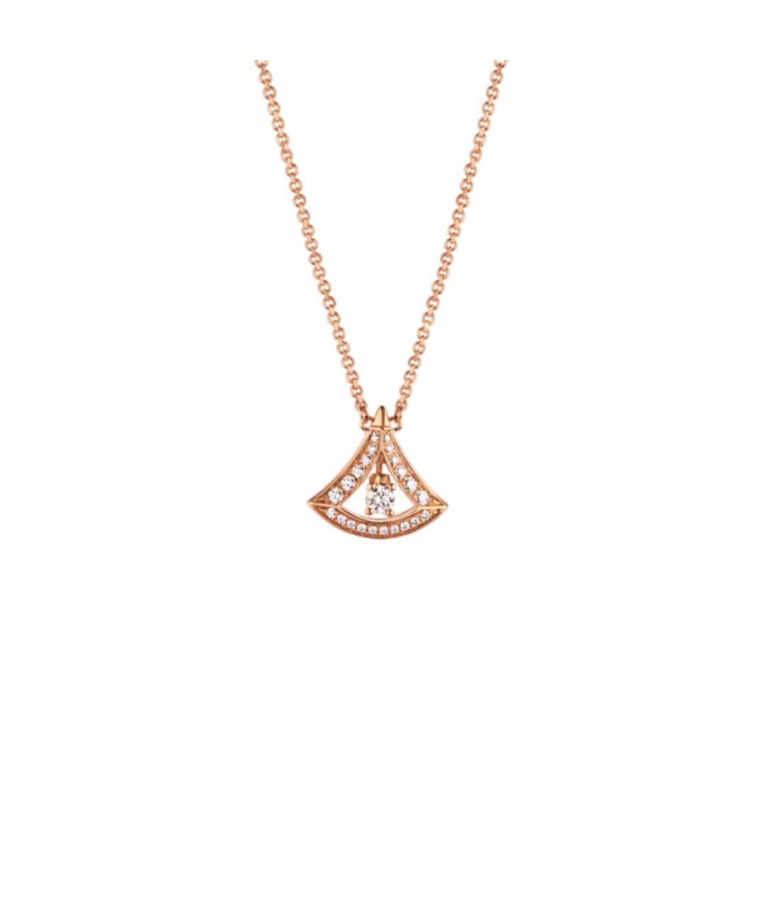 BVLGARI Золотая подвеска из розового золота, фото 6