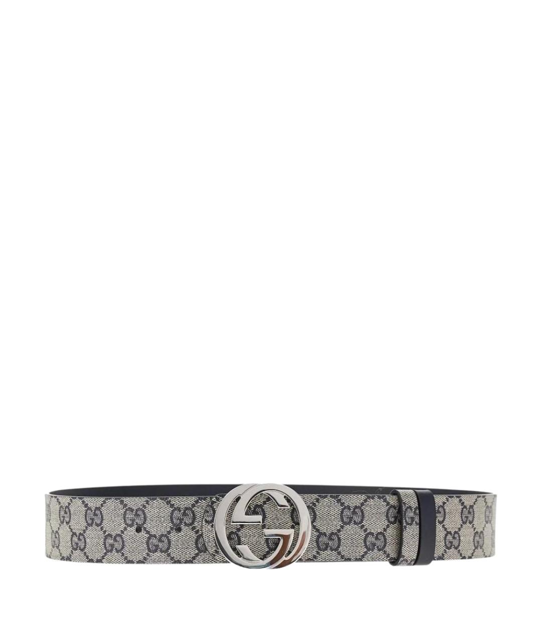 GUCCI Темно-синий ремень, фото 1