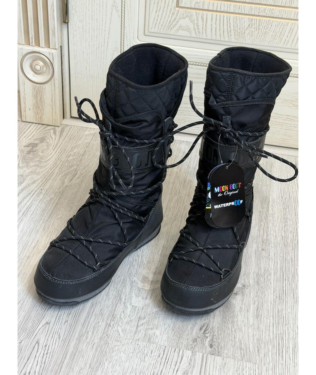 MOON BOOT Черные полусапоги, фото 2