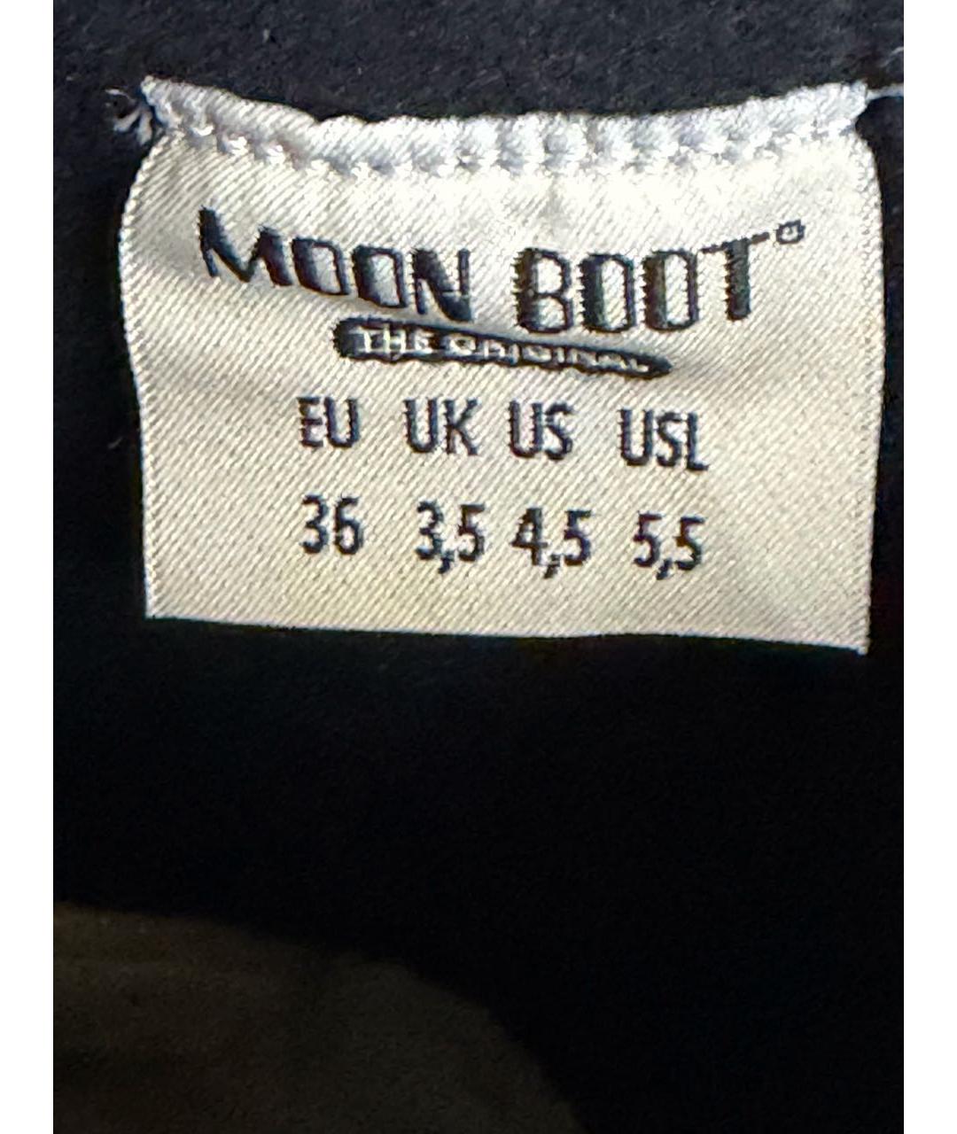 MOON BOOT Черные полусапоги, фото 3